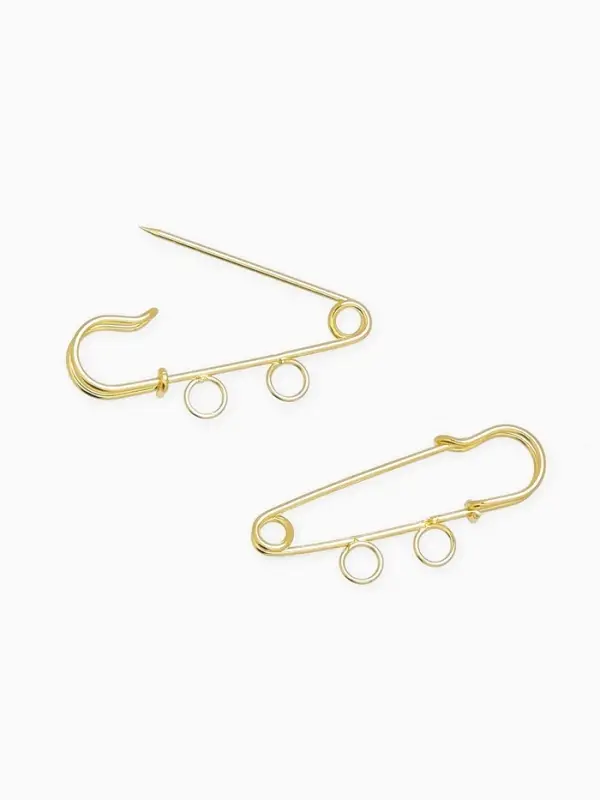 Булавка для подвесок PO-035, №01, 2 шт. 3.5&times;0.5 см, цвет золото