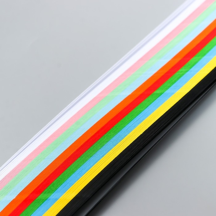 Бумага для квилинга (кручения) 10 цветов, 80гр, 250л, 5мм х 300мм Бумага для квилинга (кручения) 10 цветов, 80гр, 250л, 5мм х 300мм