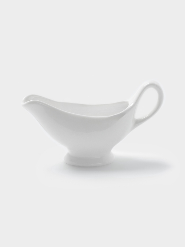 Соусник Hanna Knövell, 100 мл, с ручкой, фарфор, белый Соусник Hanna Knövell, 100 мл, с ручкой, фарфор, белый