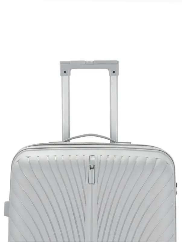 Чемодан на колёсах, 24", кодовый замок, 40&times;24&times;65 см, серый