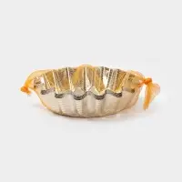 Форма для выпечки классическая, d=16 см, h=4.1 см, низкая, жесть, серебристая