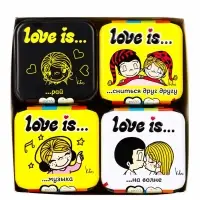 Освежающие конфеты Love is, в форме сердца, со вкусом морской соли и лимона, 20 г