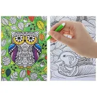 Раскраска - антистресс, открытки &laquo;Сказочный сад&raquo; А6