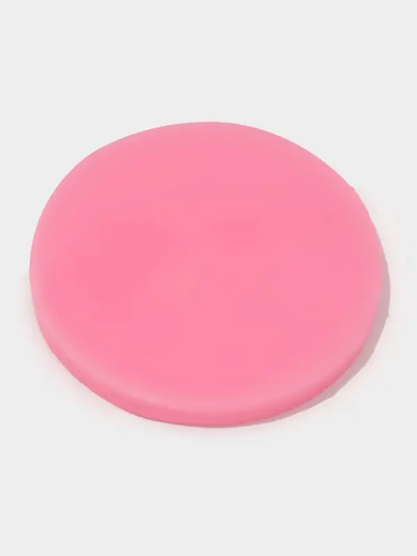 Молд для заливки &laquo;Снежинки&raquo;, силикон, 9 ячеек, d=9.5 см, розовый