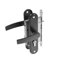 Замок врезной LOCKLAND RD005, с ручкой, B/S 55 мм, 4 ключа, цвет серый Замок врезной LOCKLAND RD005, с ручкой, B/S 55 мм, 4 ключа, цвет серый