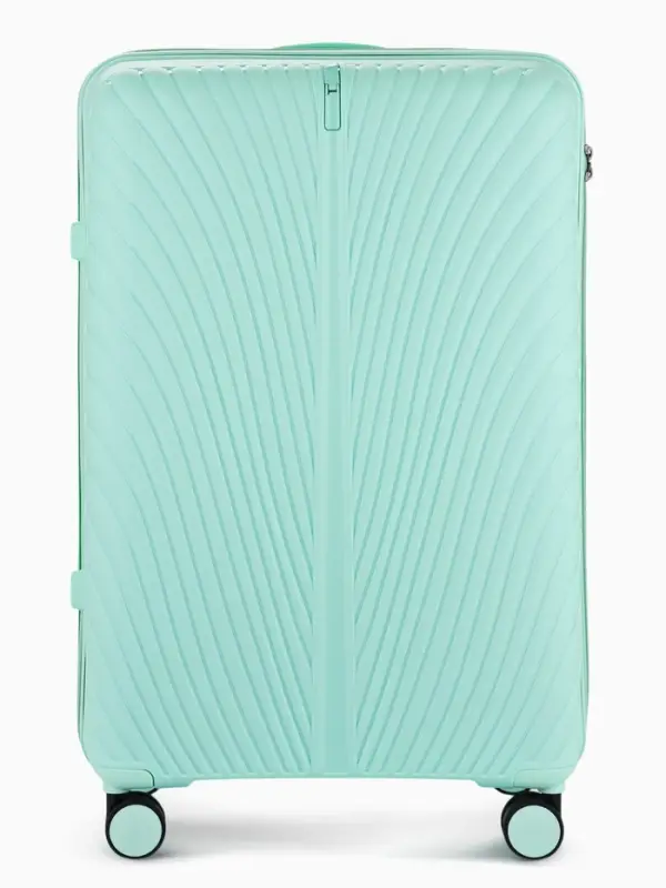 Чемодан на колёсах, 28", кодовый замок, 47&times;28&times;75 см, зелёный