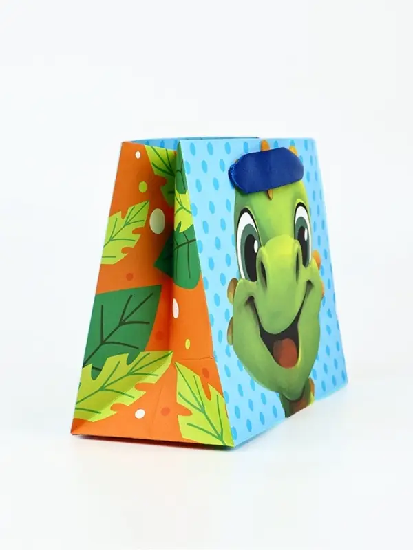 Пакет подарочный «Динозаврик», 19.5 х 14.5 х 8.5 см Пакет подарочный «Динозаврик», 19.5 х 14.5 х 8.5 см
