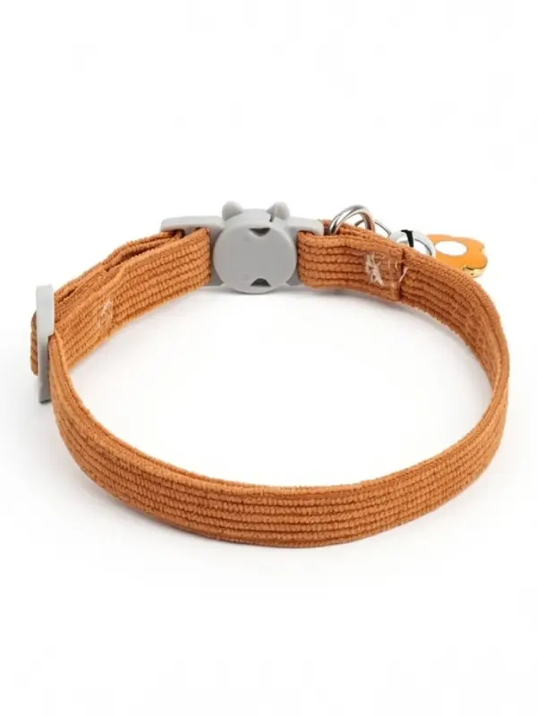 Набор ошейников для кошек, оранжевый, коричневый