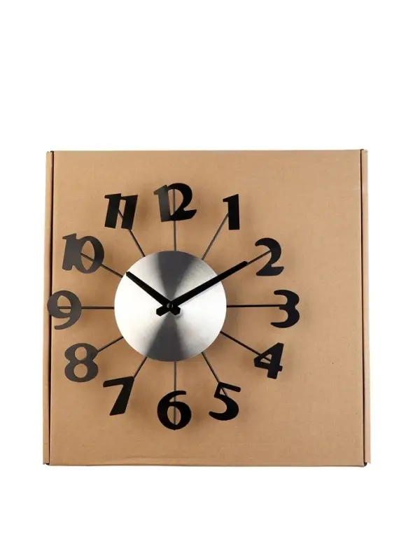 Часы настенные интерьерные &laquo;Большие цифры&raquo;, бесшумные, плавный ход, d=31 см, от батарейки 1&times;АА