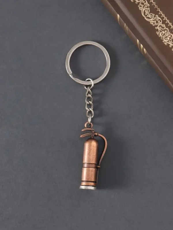 Брелок металл "Огнетушитель" МИКС 4,5х1х1,7 см