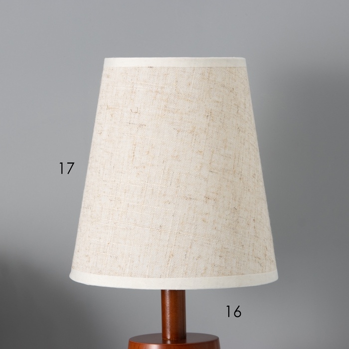 Светильник настольный Светильник настольный "Индия" 1х40Вт Е27 орех 16,5х16,5х35см
