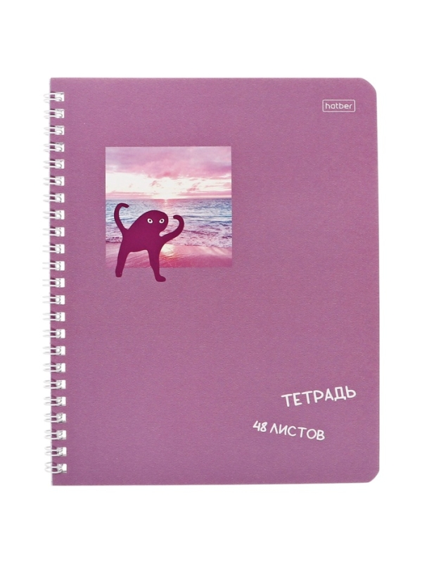 Тетрадь 48л кл на гребне "Чипи-чипи", обл мел бум, мат лам, 4В МИКС