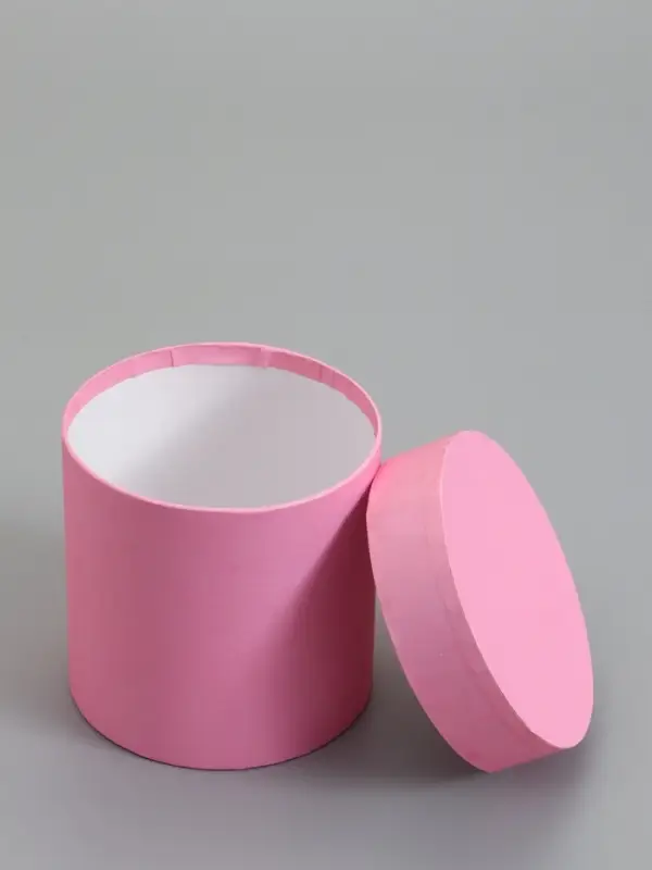 Набор шляпных коробок  4 в 1 "Розовый" 18 &times; 18 ‒14 &times; 14 см