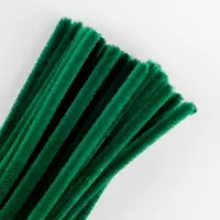 Синельная проволока, набор 50 шт., тёмно-зелёная, 30 см