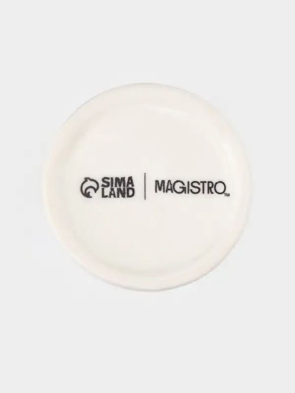 Ваза для цветов Magistro &laquo;Бланш&raquo;, 5.6&times;21.4 см, фарфор, белая