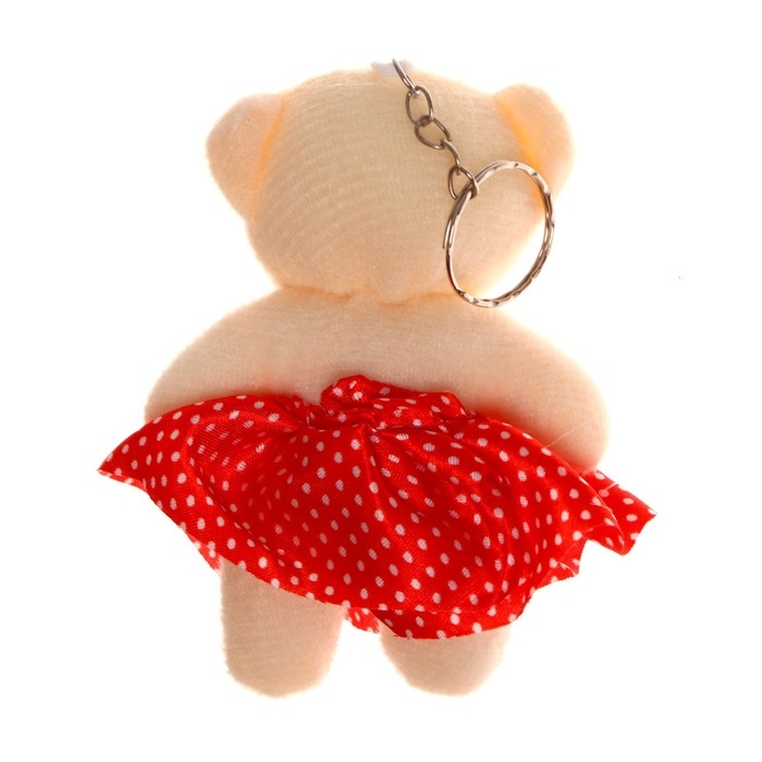 Подвеска «Мишка в юбочке с цветком», цвета МИКС Подвеска «Мишка в юбочке с цветком», цвета МИКС