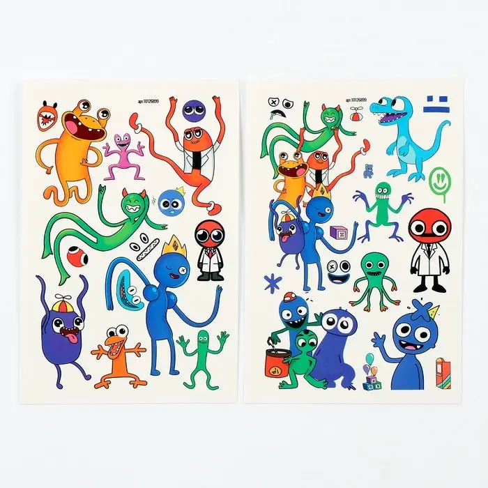 Переводные татуировки детские «Чудастики», тату — 2 листа