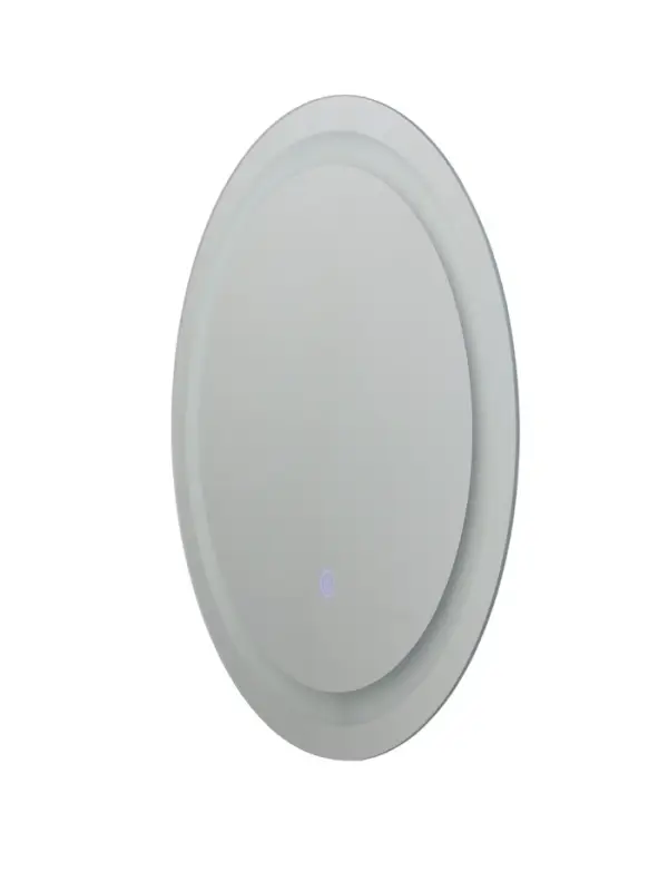 Зеркало с подсветкой 50х50 см, сенсорная кнопка