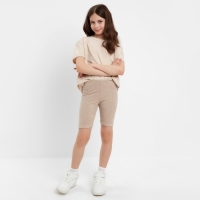 Велосипедки детские MINAKU: Casual Collection KIDS цвет грязно-розовый, рост 140