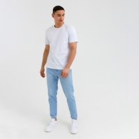 Футболка мужская MINAKU REGULAR FIT: цвет белый, р-р 52
