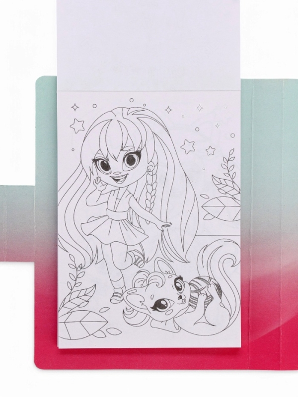 Набор в открытке: отрывной блок с заданиями и карандаши Набор в открытке: отрывной блок с заданиями и карандаши "8 марта!"