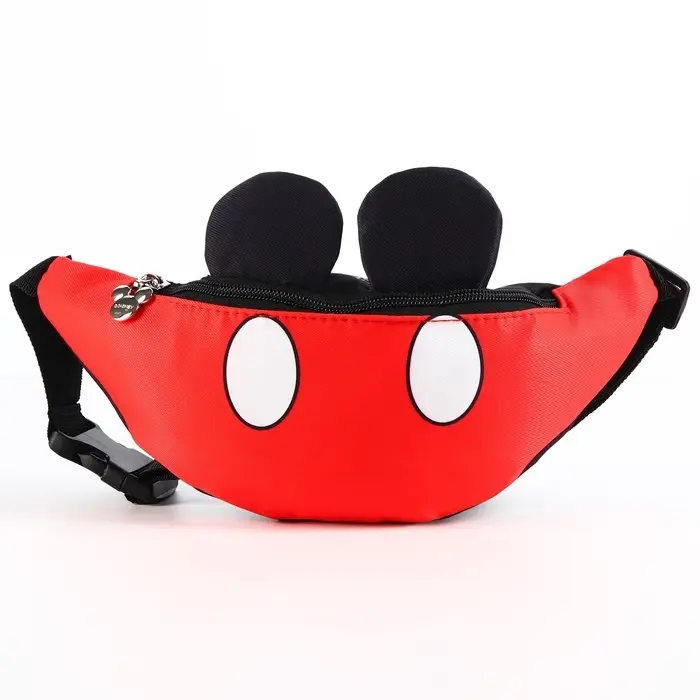 Сумка поясная детская с ушками, 25&times;6&times;13 см, Микки Маус