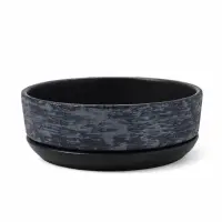 Горшок бонсайница 1 л, 18×6,5 см  для кактусов и суккулентов пепел, керамика СИДЕ