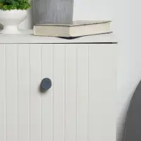 Ручка-кнопка CAPPIO PK330, d=30 мм, цвет графит, 8 шт.