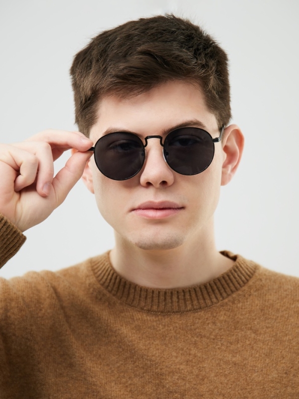 Очки солнечные круглые, uv 400, ширина 14 см, дужка 14 см Очки солнечные круглые, uv 400, ширина 14 см, дужка 14 см