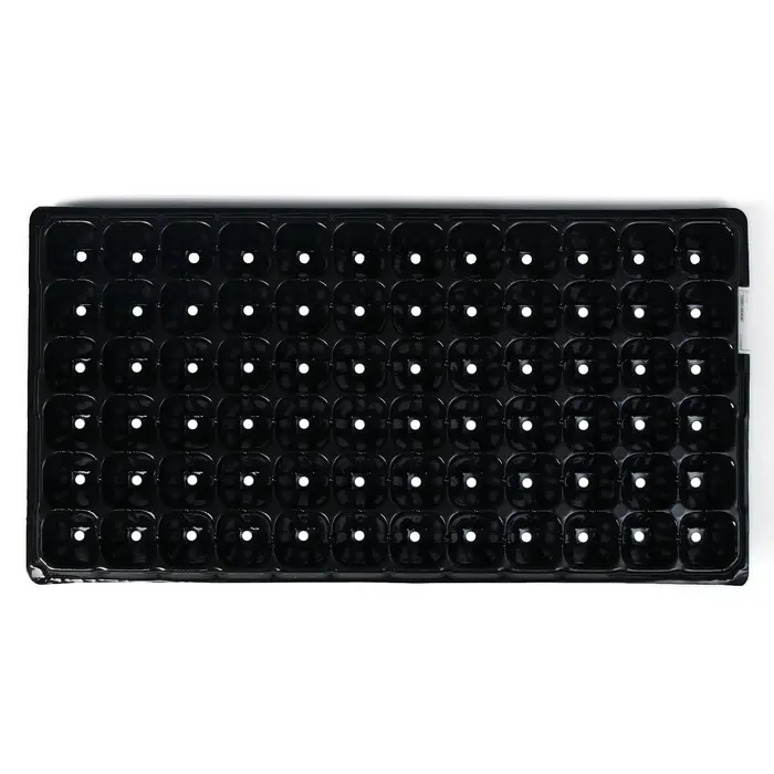 Кассета для рассады, на 72 ячейки, по 50 мл, из пластика, чёрная, 54×28×4 см, Greengo