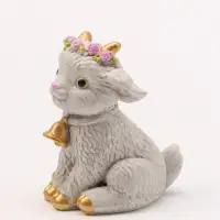 Фигурка декоративная &laquo;Козленок с колокольчиком&raquo;, 8&times;5&times;7 см, серая