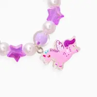 Браслет детский набор 3 шт. "Выбражулька" пончик, единорог, силиконовый, разноцветный