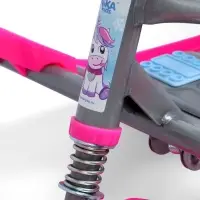 Снегокат &laquo;Тимка спорт 4-1&raquo; Единорог, со спинкой, голубой, розовый, ТС4-1 М/ЕР Nika Kids