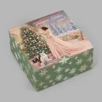 Коробка подарочная, самосборная &laquo;Сказочный Новый год&raquo;, 15&times;15&times;7 см