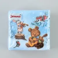 Салфетки бумажные однослойные &laquo;Советский Новый год&raquo;, 24&times;24 см, набор 50 шт.