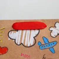 Пакет подарочный крафтовый, упаковка, &laquo;My family&raquo;, MS 18&times;23&times;10 см