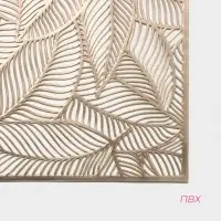 Салфетка сервировочная на стол Доляна &laquo;Листопад&raquo;, 45&times;30 см, золотая