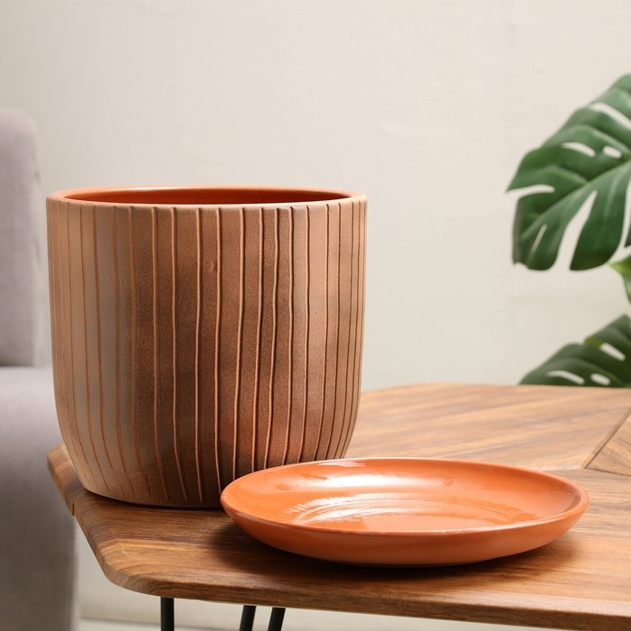 Горшок цветочный Горшок цветочный "Вертикаль" 6л