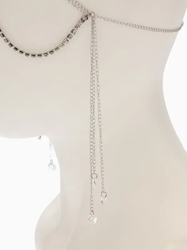 Украшение для волос  Украшение для волос "Шахерезада", цвет белый в серебре