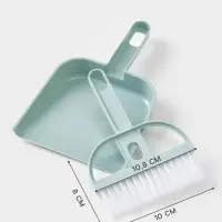 Набор для уборки мини: совок, щётка, 19&times;12 см