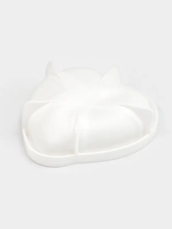 Форма для муссовых десертов и выпечки Доляна &laquo;Сердце малое&raquo;, силикон, 17.5&times;4.7 см, белая