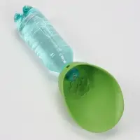 Насадка на бутылку-поилку прогулочную, силикон, зелёная