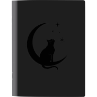 Тетрадь общая, Attache Selection Кошка 165x220 мм 48л. клетка скрепка