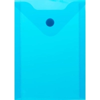 Папка-конверт на кнопке&nbsp;А6105x148мм, 180 мкм,Attache&nbsp; ассорти, 10шт.уп