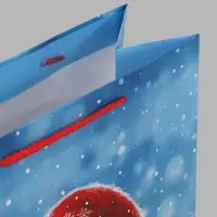 Пакет подарочный &laquo;Овечка с гирляндой&raquo;, 26&times;12&times;32 см