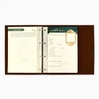 Родословная книга &laquo;Мусульманская&raquo;, зеленая, 31&times;22 см