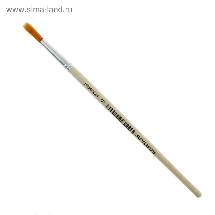 Кисть нейлон № 9, круглая Кисть нейлон № 9, круглая