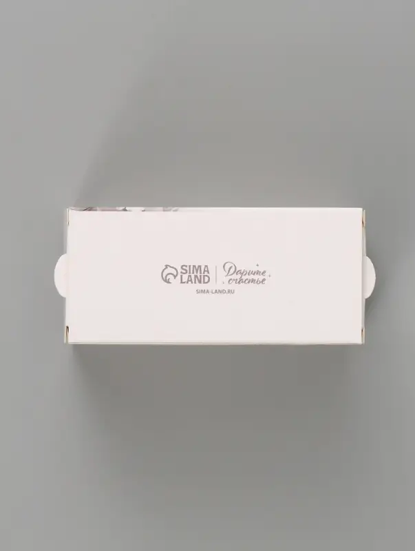 Коробка подарочная с окном Only for you, 12&times;5.5&times;5.5 см, самосборная