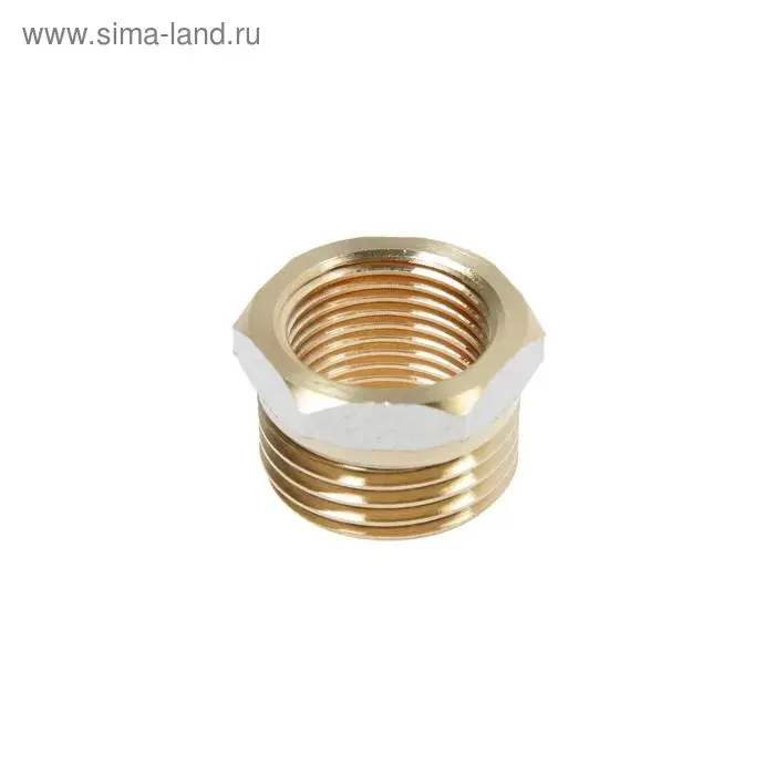 Футорка CTM, 1/2 Футорка CTM, 1/2" х 3/8", наружная/внутренняя резьба, никелированная латунь