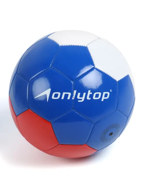 Футбольный мяч ONLYTOP &laquo;Россия&raquo;, машинная сшивка, 32 панели, р. 5, PVC